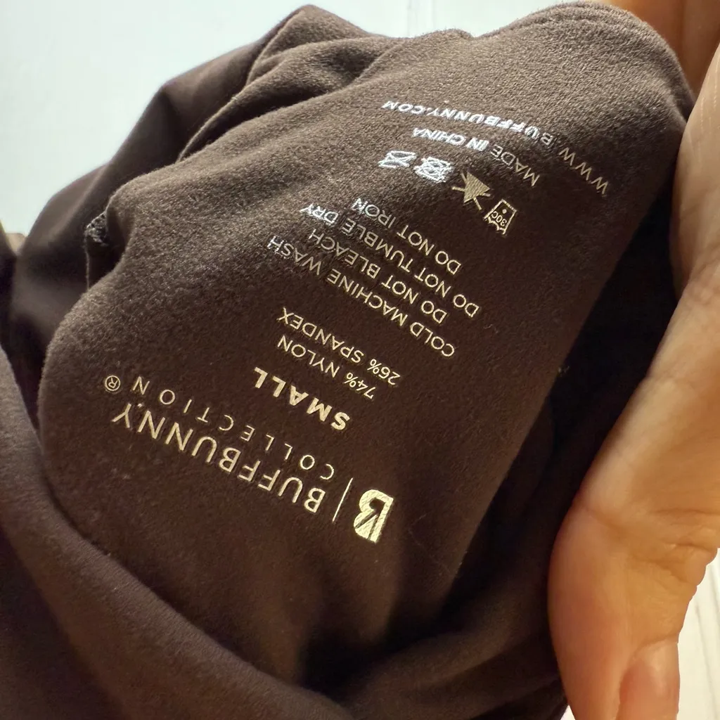 Buffbunny Double Twist Sports Bra Brown - Image 4