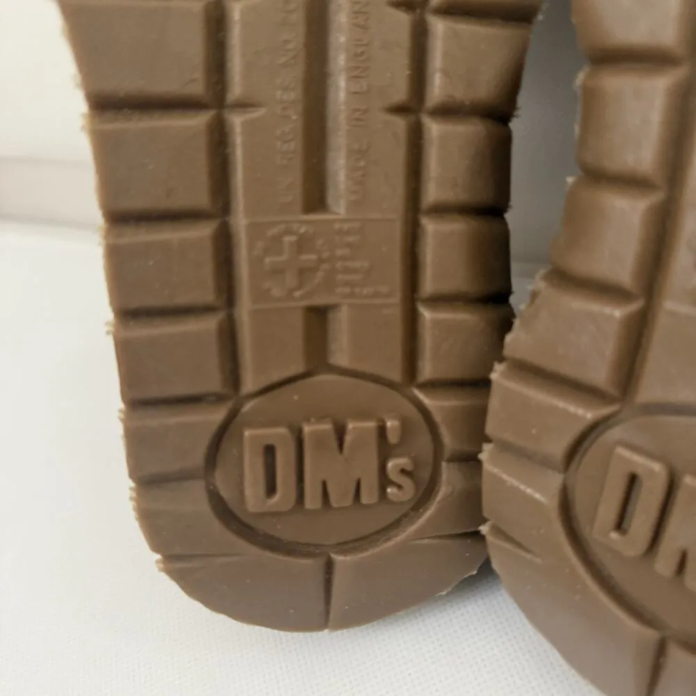 Vintage Y2K Rare Dr. Martens Slide Mules England Brown Cognac Leather US 4/EU 34 - Image 7