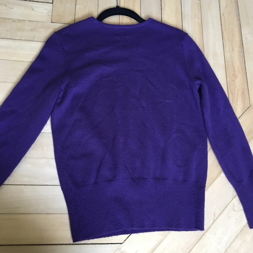 JM Collection  petite purple sweater size small - Image 6