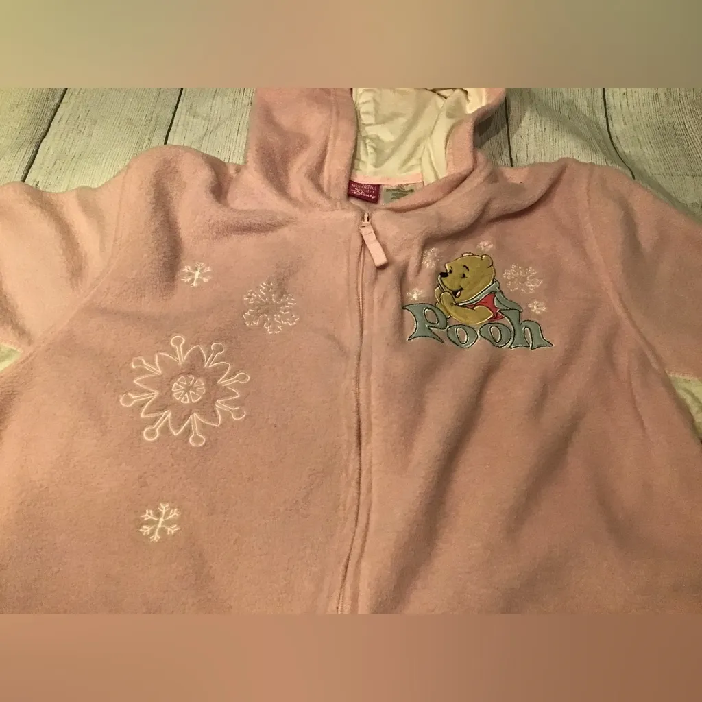 The wonderful world of disney Pooh fleece jacket size XL 15/17 - Image 2