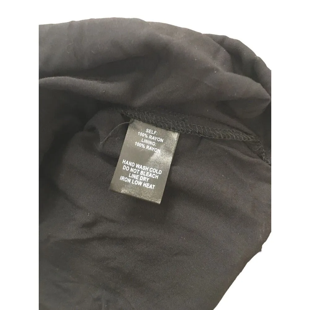 Lulus Dress Womens S Maxi Sun Will Shine Floral Print Sleeveless Lace Up Black - Image 8