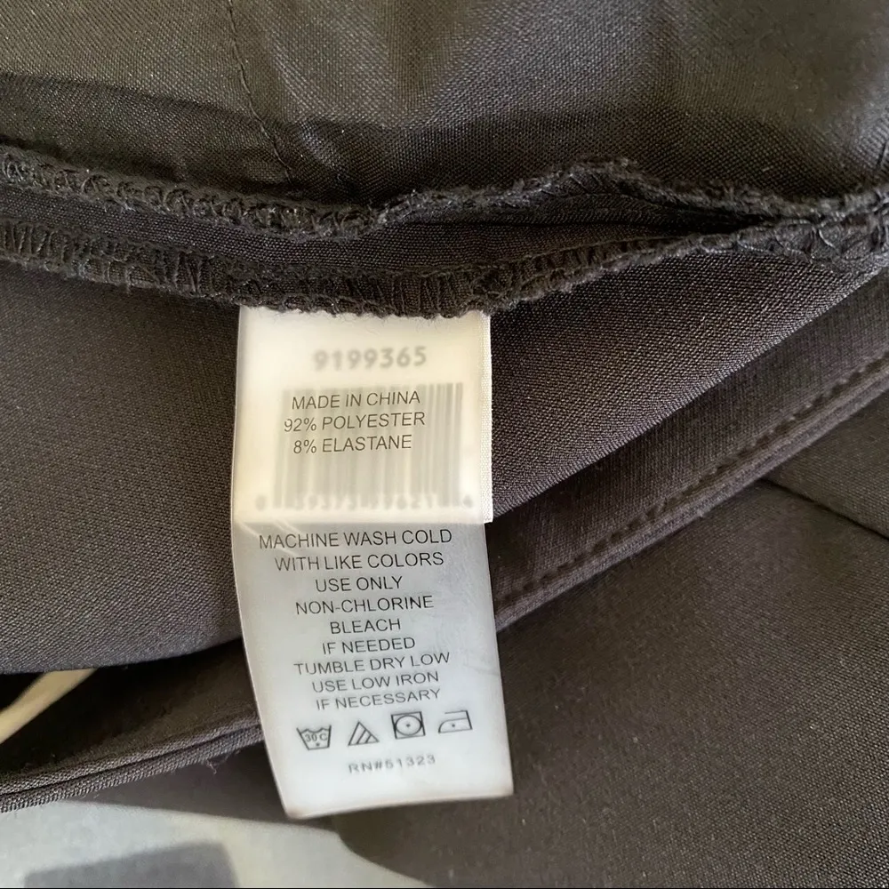 Vince Camuto Black Milano Twill Pant Size 0 NWT - Image 11