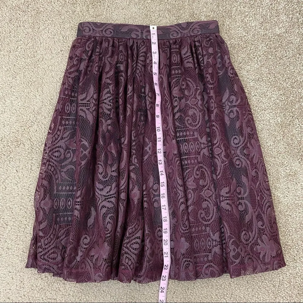 Parker Lace Skirt Dark Cherry 2 - Image 9