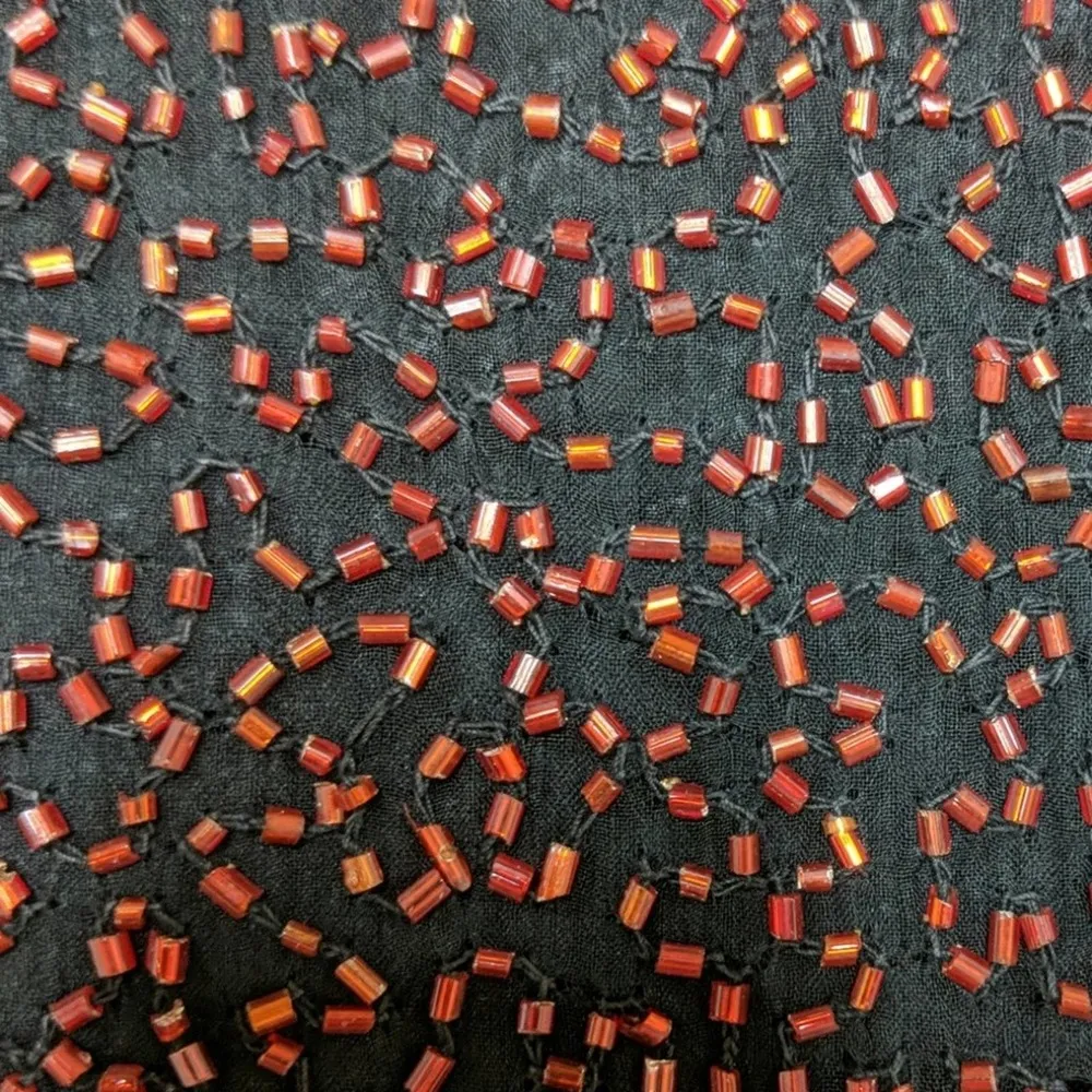 Laurence Kazar Vintage Beaded Top - Size L - GUC - Image 2