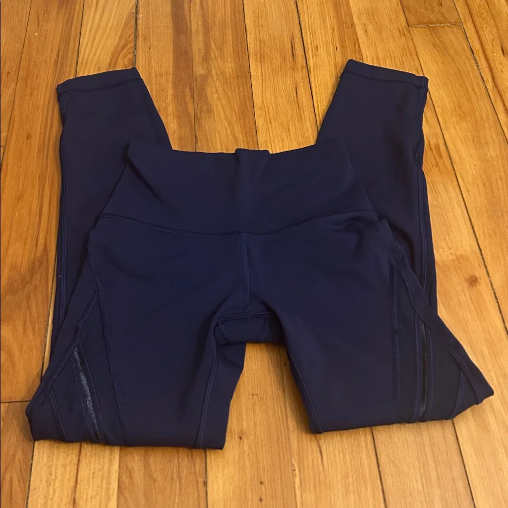 Lululemon High Times Pant Full-On Luxtreme Blue Mesh - Image 2