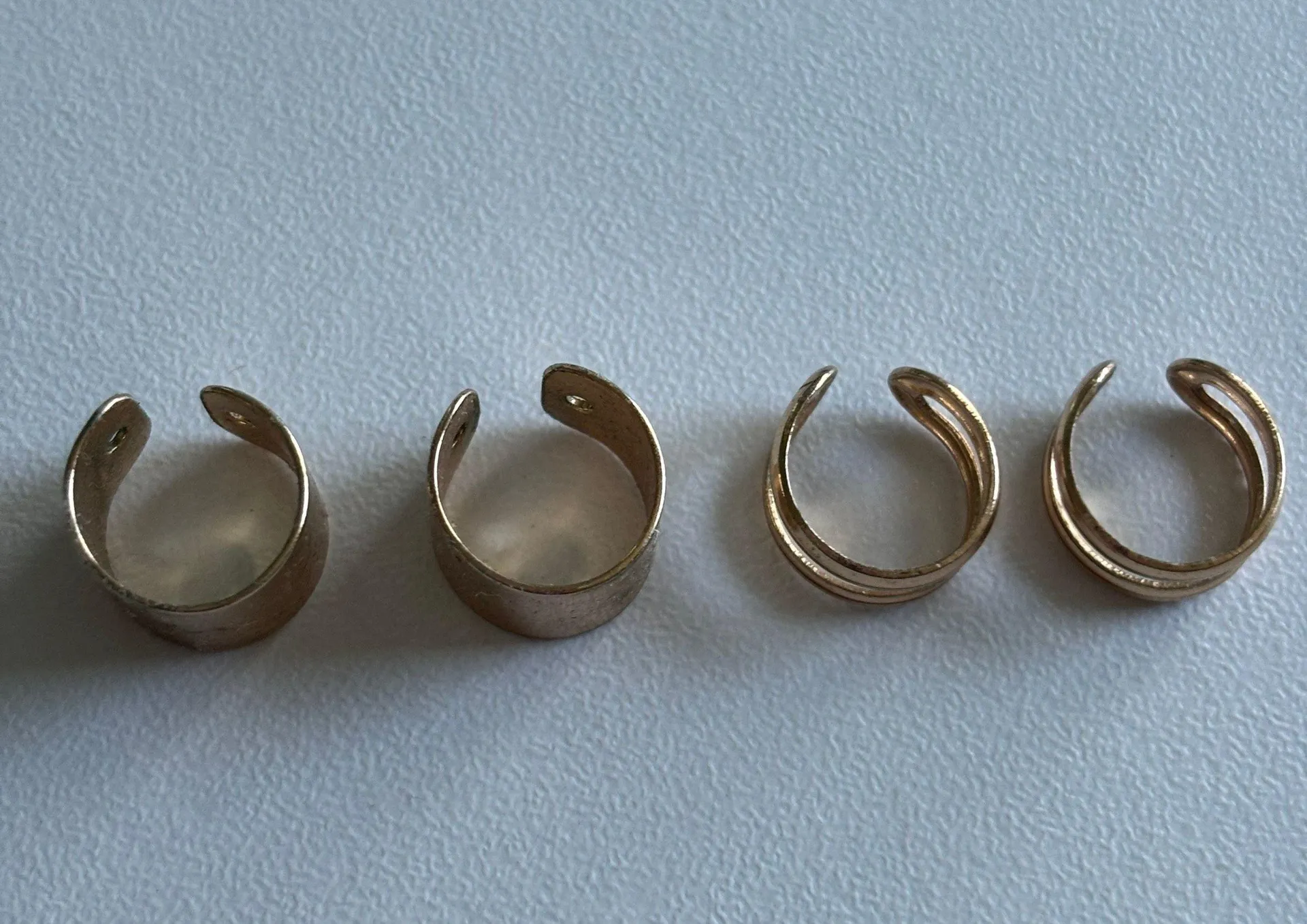 Gold Colored Ear Cuffs - Image 2