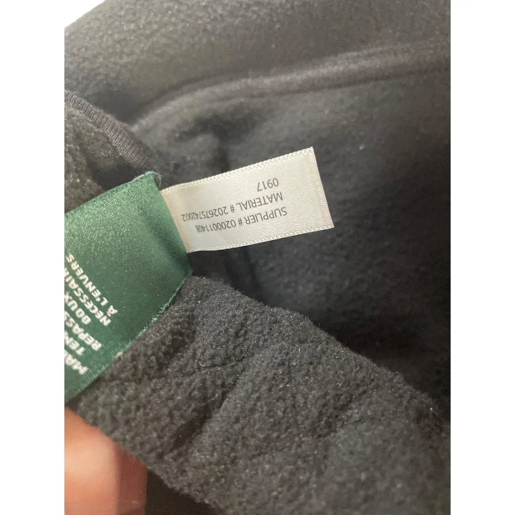 Lauren Ralph Lauren Womens Black Red Diamond Quilted Zip Fleece Jacket Sz 3X SKU - Image 11