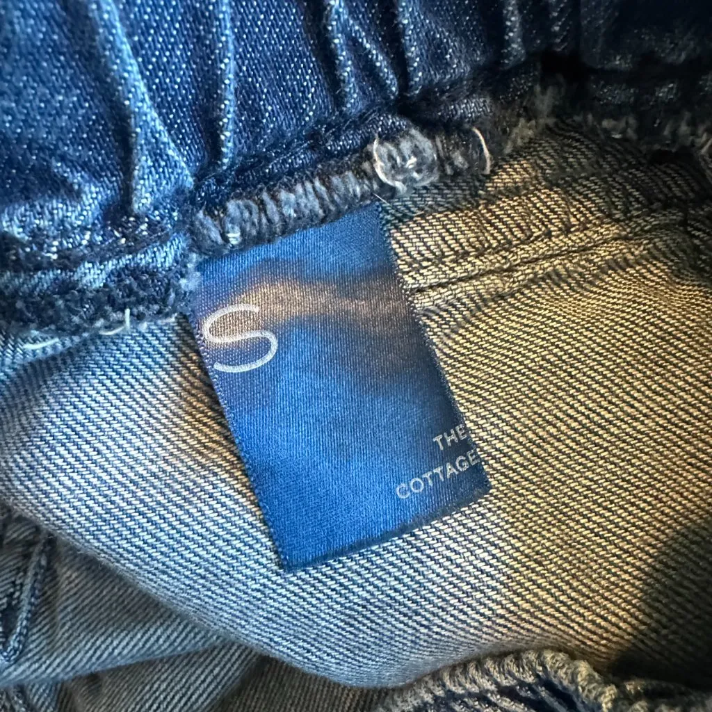 Pilcro Anthropologie The Cottage Cropped Jeans Dark Wash Ankle Cropped Sz Small - Image 13