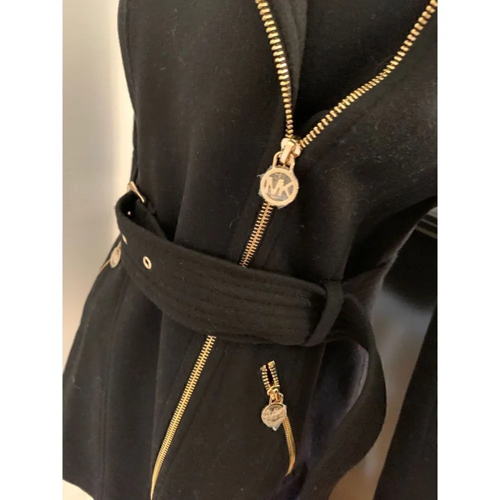 Coat michael kors peacoat black size small p - Image 4