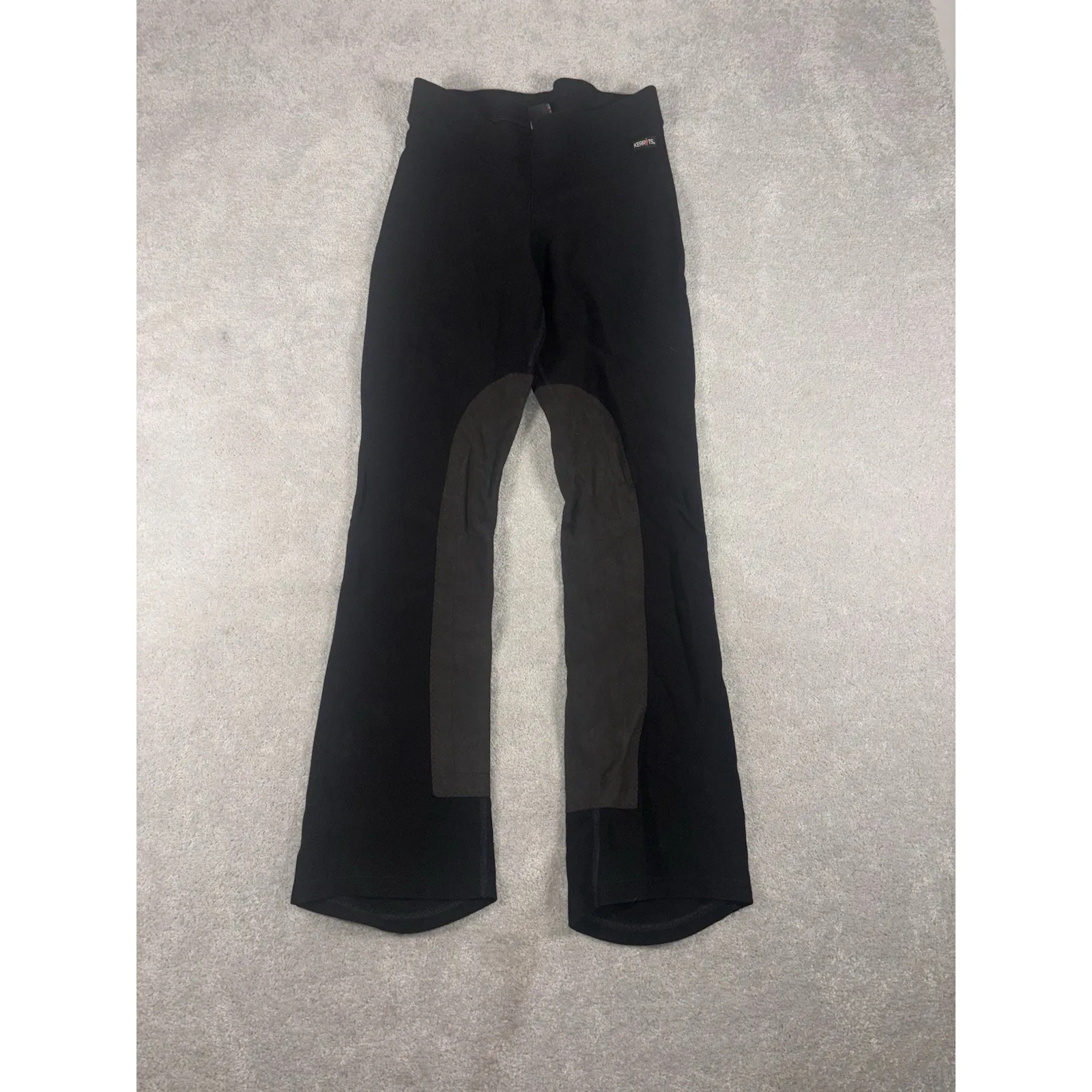 Kerrits Pants Womens Large Black Microcord Bootcut Equestrian Riding Made USA - Image 2