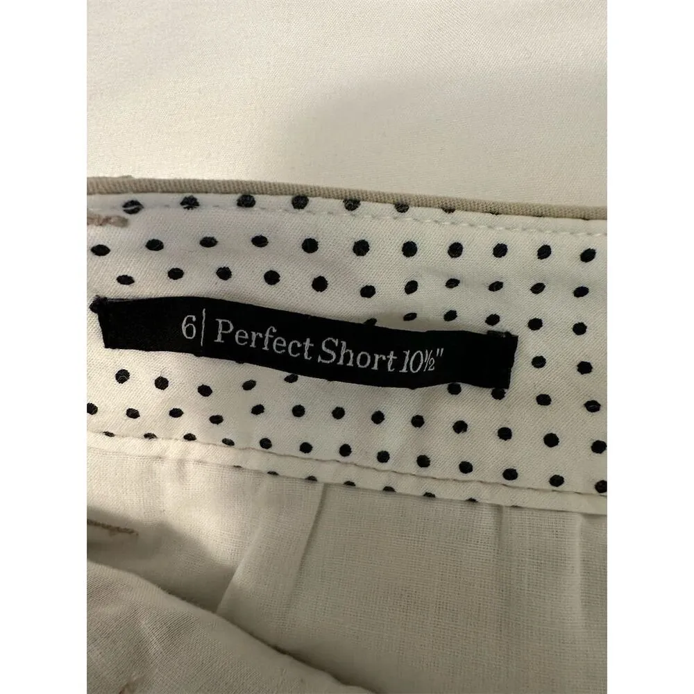 Talbots Women's Chino Shorts Size 6 Beige Casual Summer 10.5" Inseam - Image 6