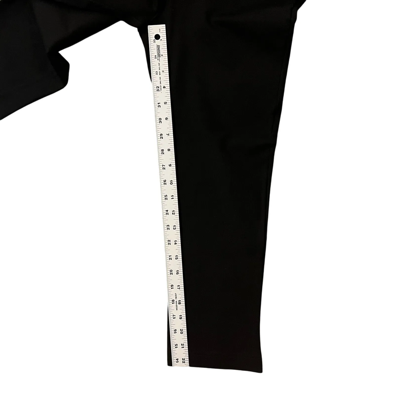 Betabrand Womens Black Straight Leg Pants Stretch Size Medium Ankle Length - Image 13