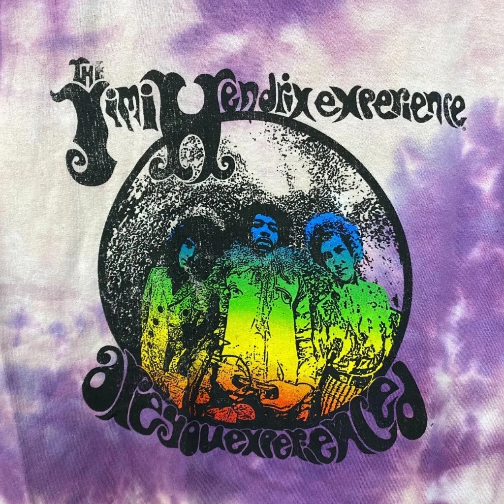 Jimi Hendrix Experience Rock Tie Dye Tshirt size Medium - Image 2