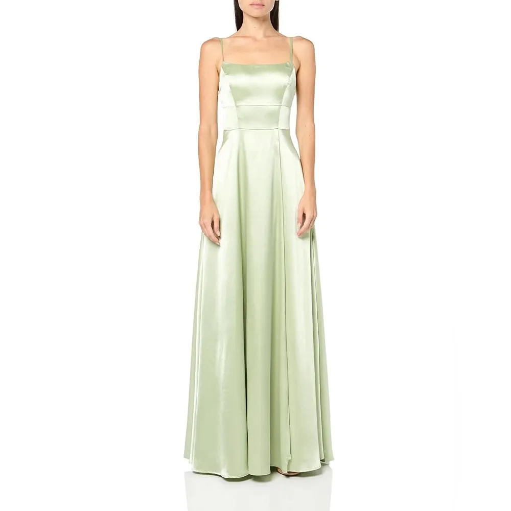 Speechless Light Green Satin Gown - Image 2