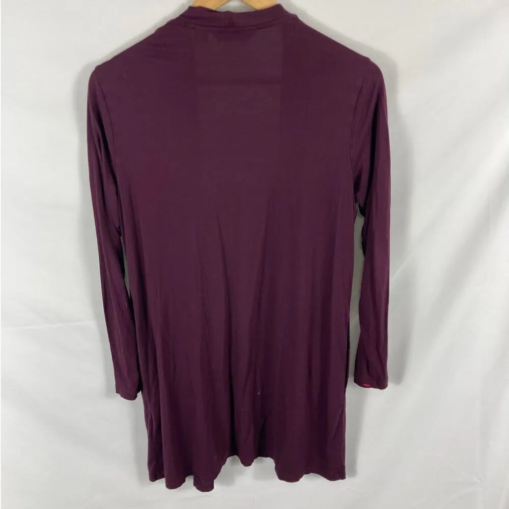 Lands End Purple Cardigan Sweater Size Medium - Image 3