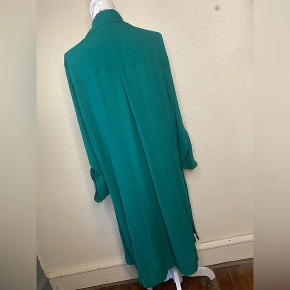 Torrid green 1 button, long kimono with‎ pockets - Image 5