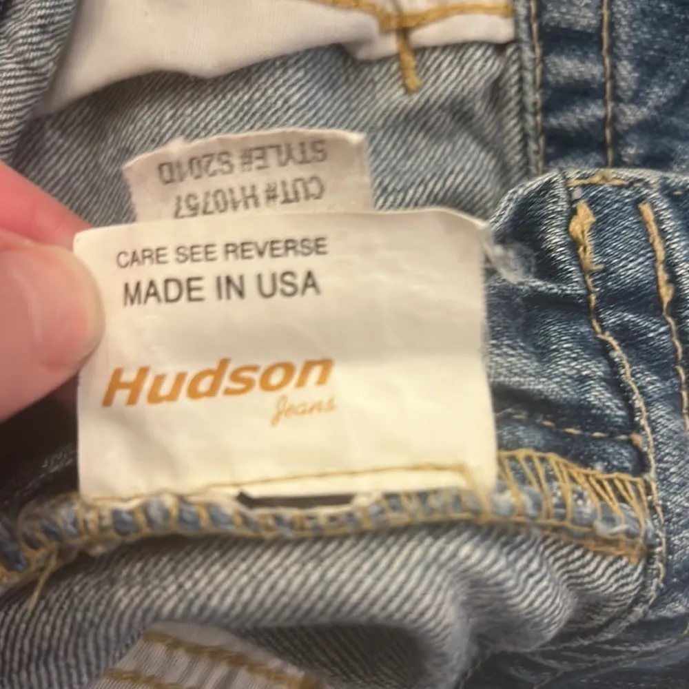 Hudson Denim Mini Skirt - Size 27 - Frayed and distressed - Image 6