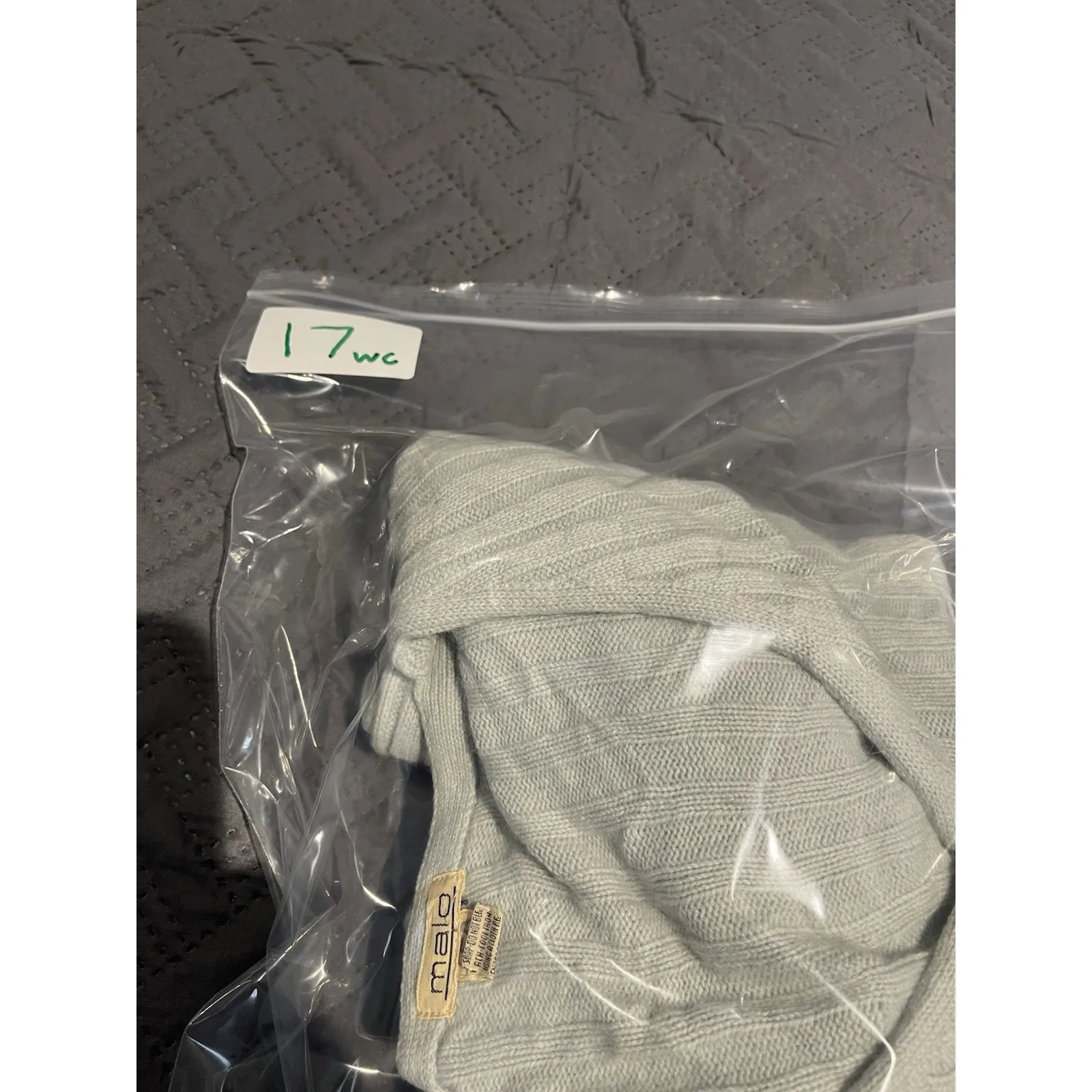 Vtg Malo Women's 42 made in italy button 100% cashmere cardigan sweater Gray Size L - Image 10