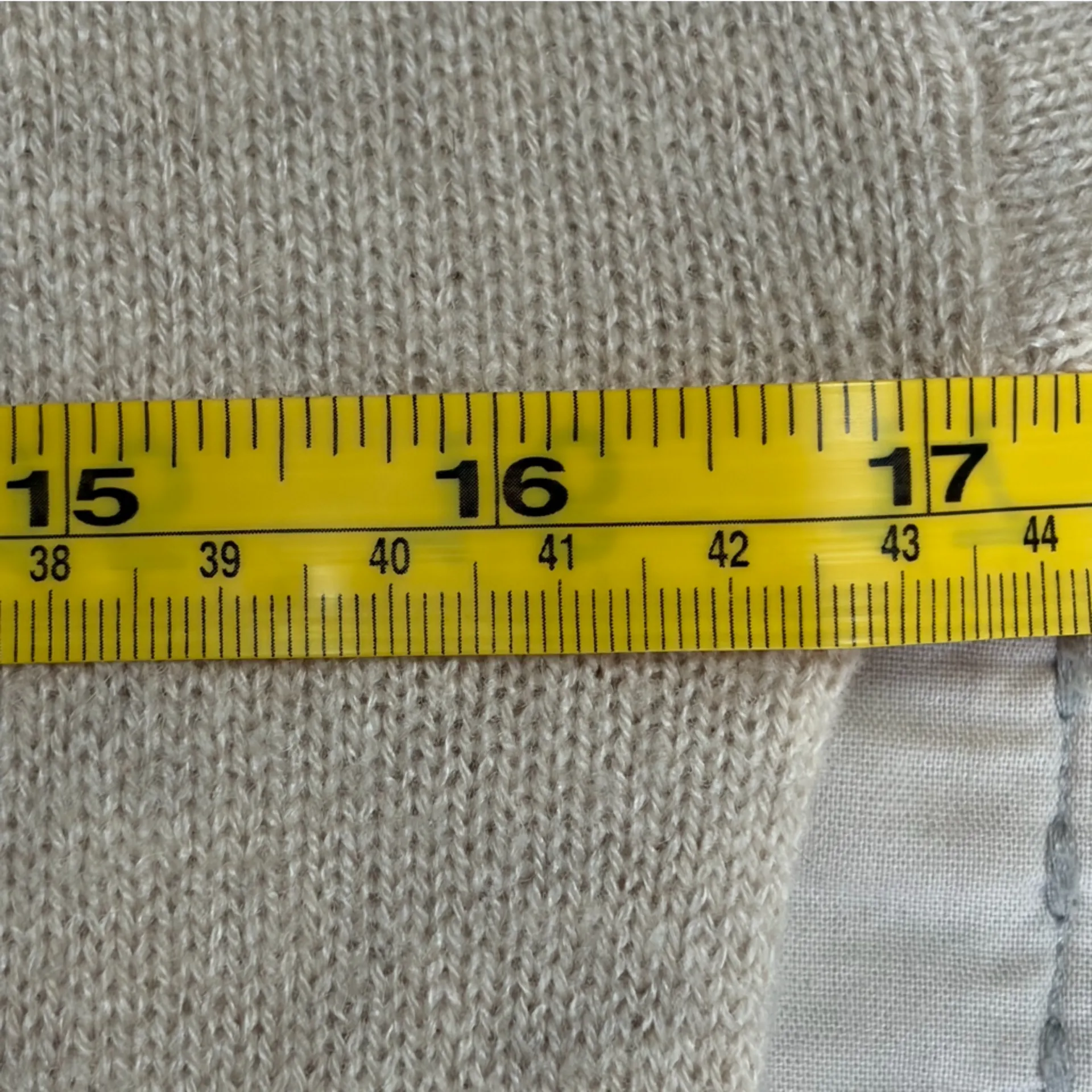 Cuyana Tan Open Front Cashmere Cardigan Size SM/MD - Image 6