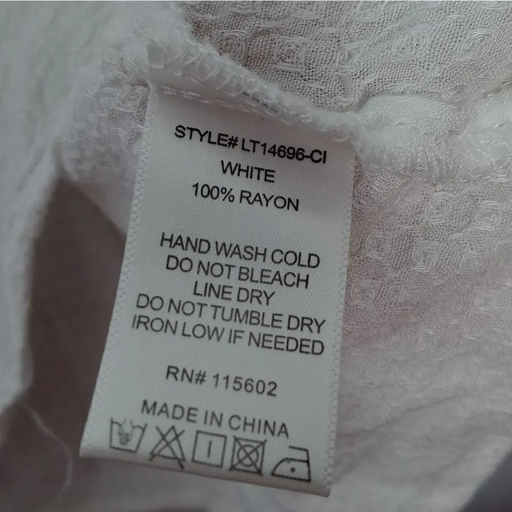 Lush white top size small - Image 4