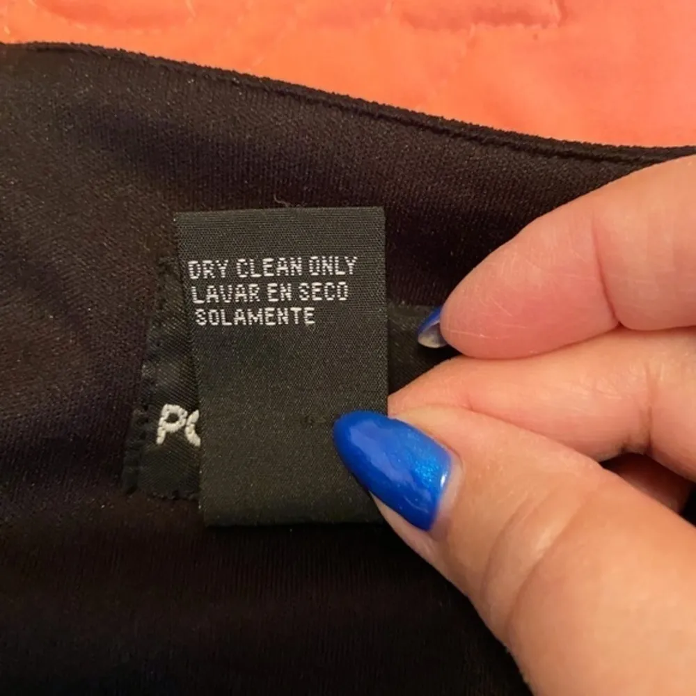 Vintage Black Positive Attitude Beaded Victorian Bow Dress 80s with 40’s style Size 12 - Image 9