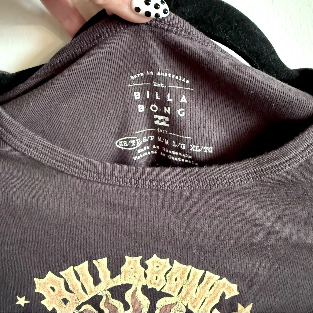 Billabong Cropped Celestial Graphic Tee - Image 5