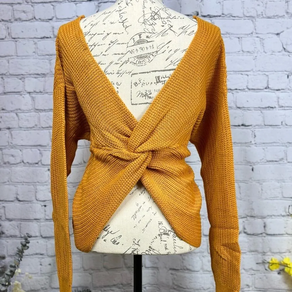 Reversible Twisted Favorite Knit Long Sleeve Fall Sweater - Image 9