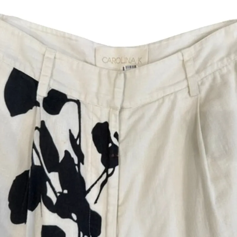 Carolina K Zai Trousers in Cream, Size S - Image 5