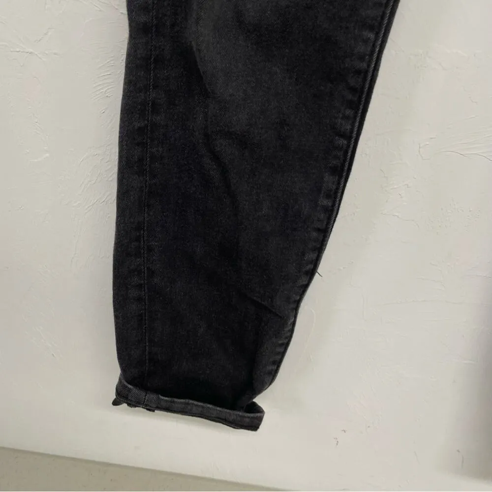 Loft Black Curvy Skinny Mid Rise Jeans Womens 2 Denim Zip Fly Casual Classic - Image 5