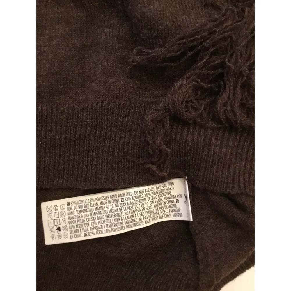 Forever 21 + Wine Melange Fringe Trim Sweater Sz 3x - Image 6