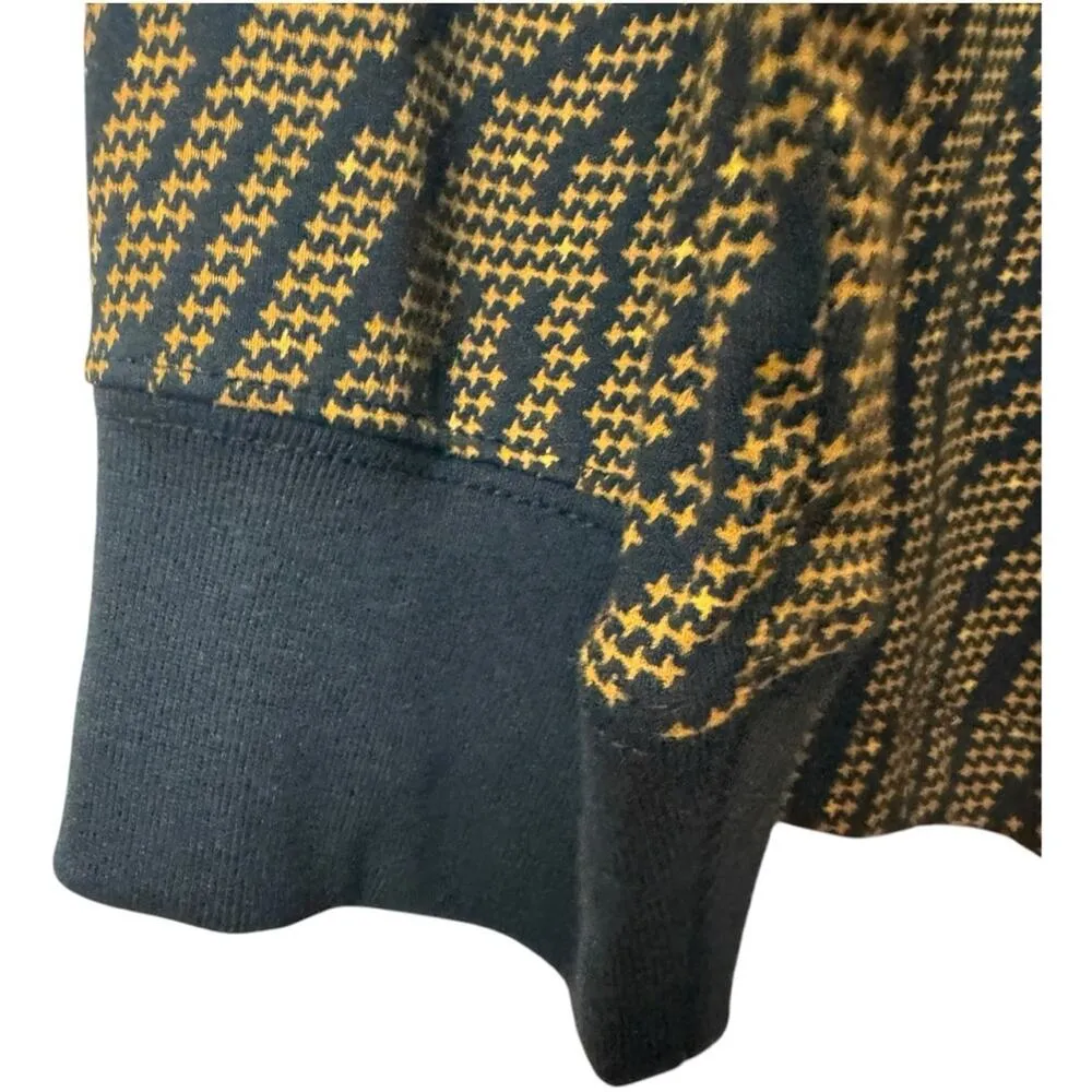 Nike Women's Gold Foil & Black Long Sleeve Crewneck  Athletic Sporty Top Sz 3X - Image 9