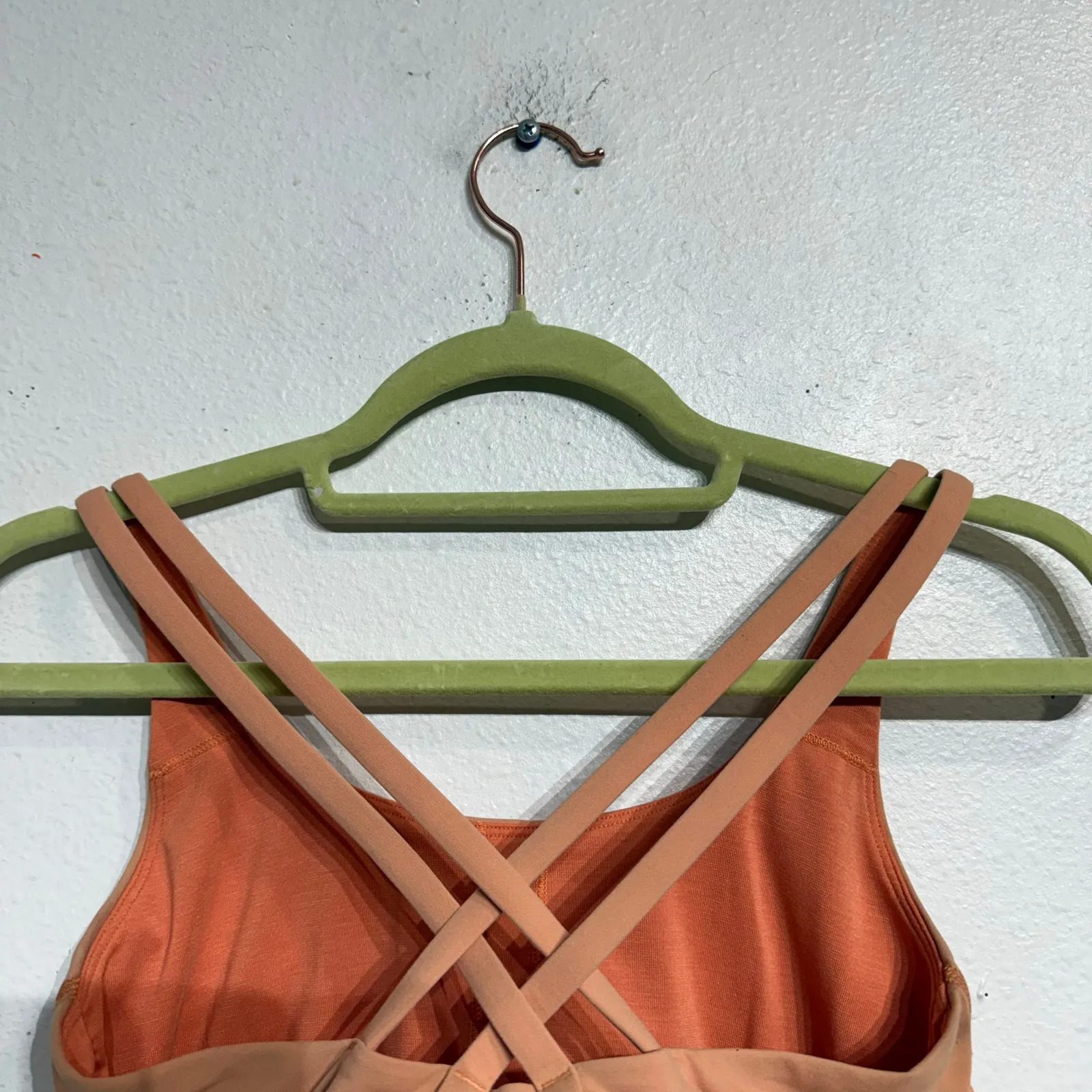 Lululemon Orange Energy Sports Bra Sz 6 - Image 7