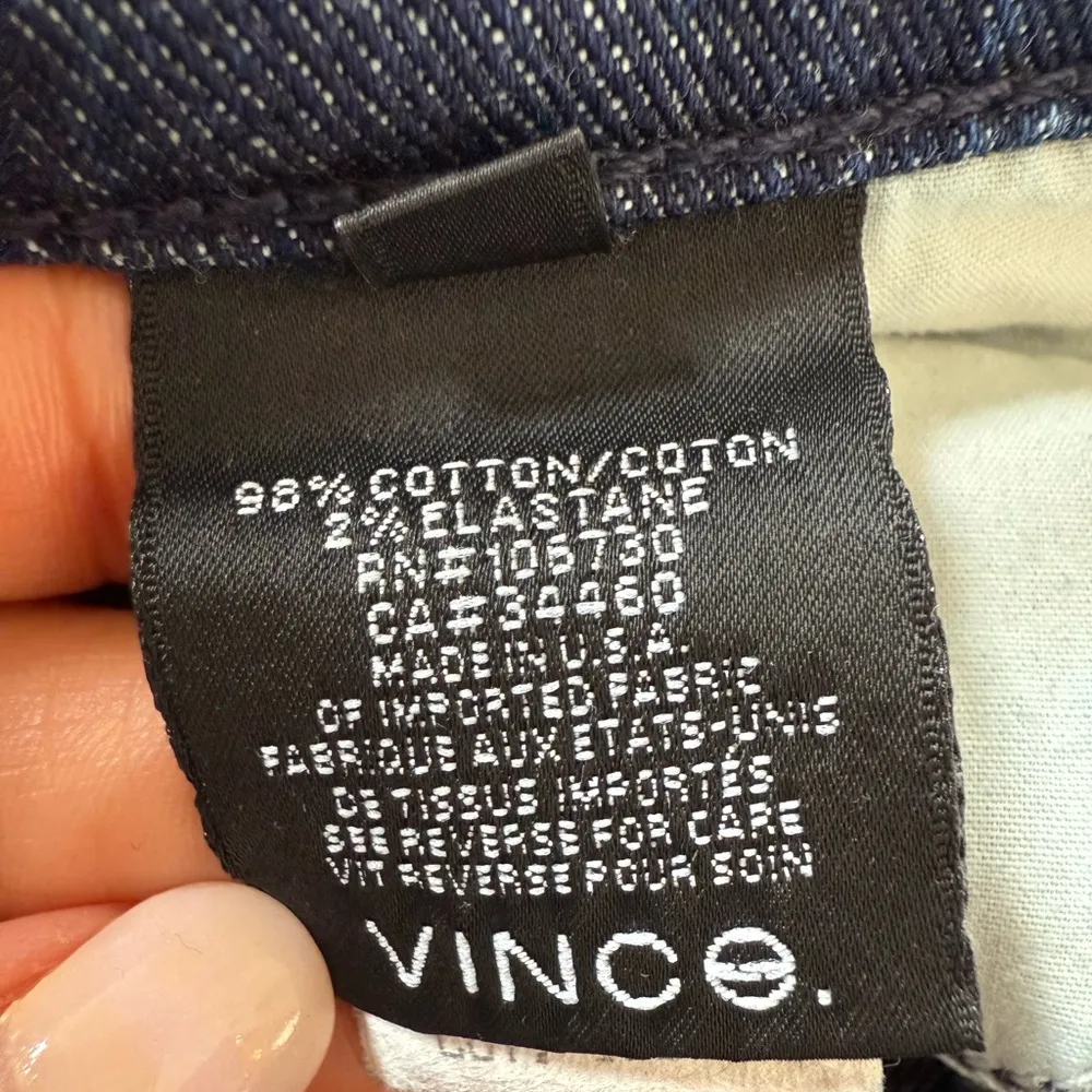 VINCE Cameron Cigarette Jeans Vintage Crease Size 28 - Image 8