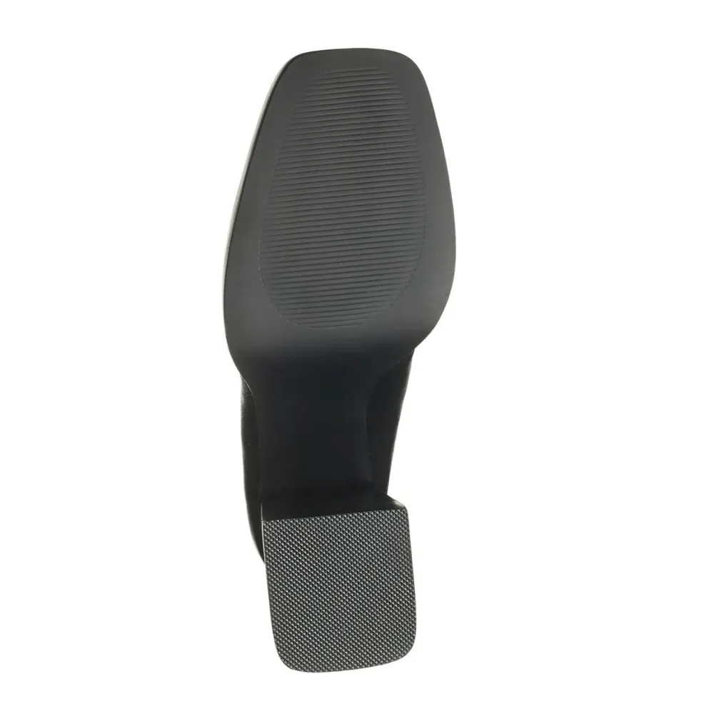 Etney Block Heel Platform Loafer Pump - Image 4