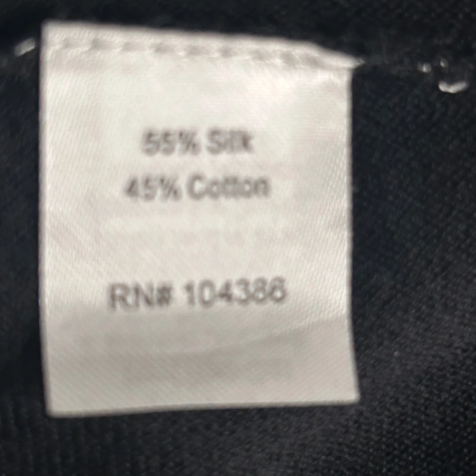 Garnet‎ Hill Silk Sweater Black Small - Image 8