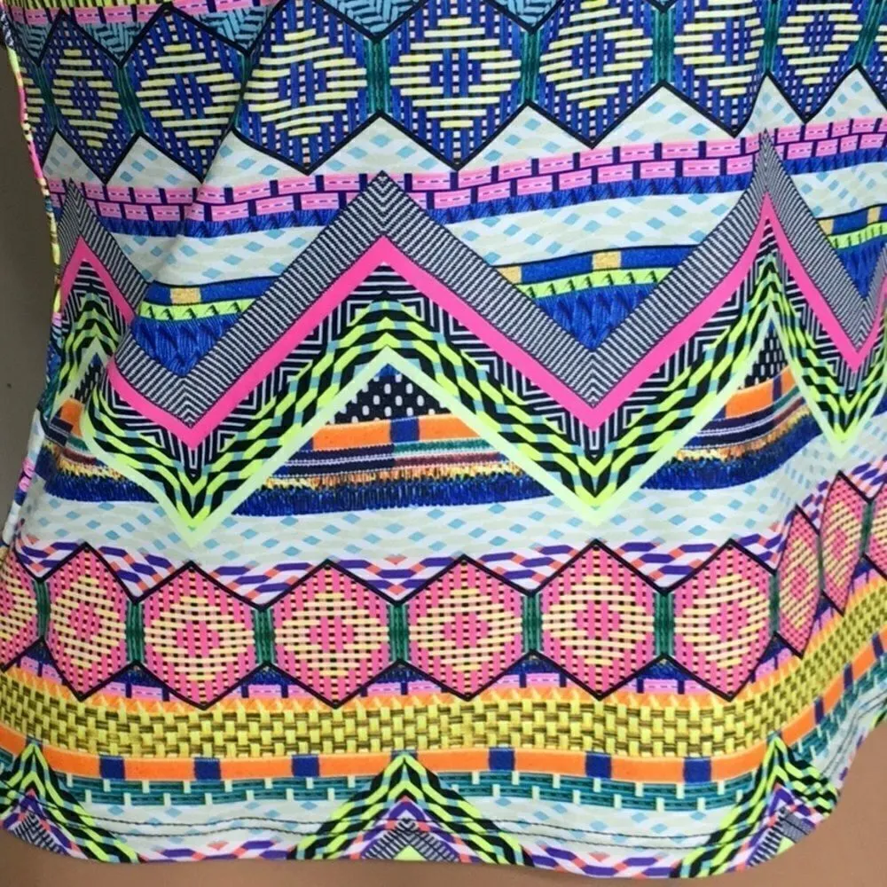 Hobie multi color tankini bikini. NWT - Image 8