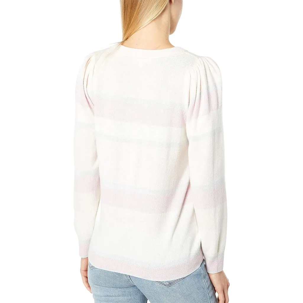 NWT Splendid  Rosalia Multi Stripe Sweater Wool / Cashmere Blend Small - Image 4