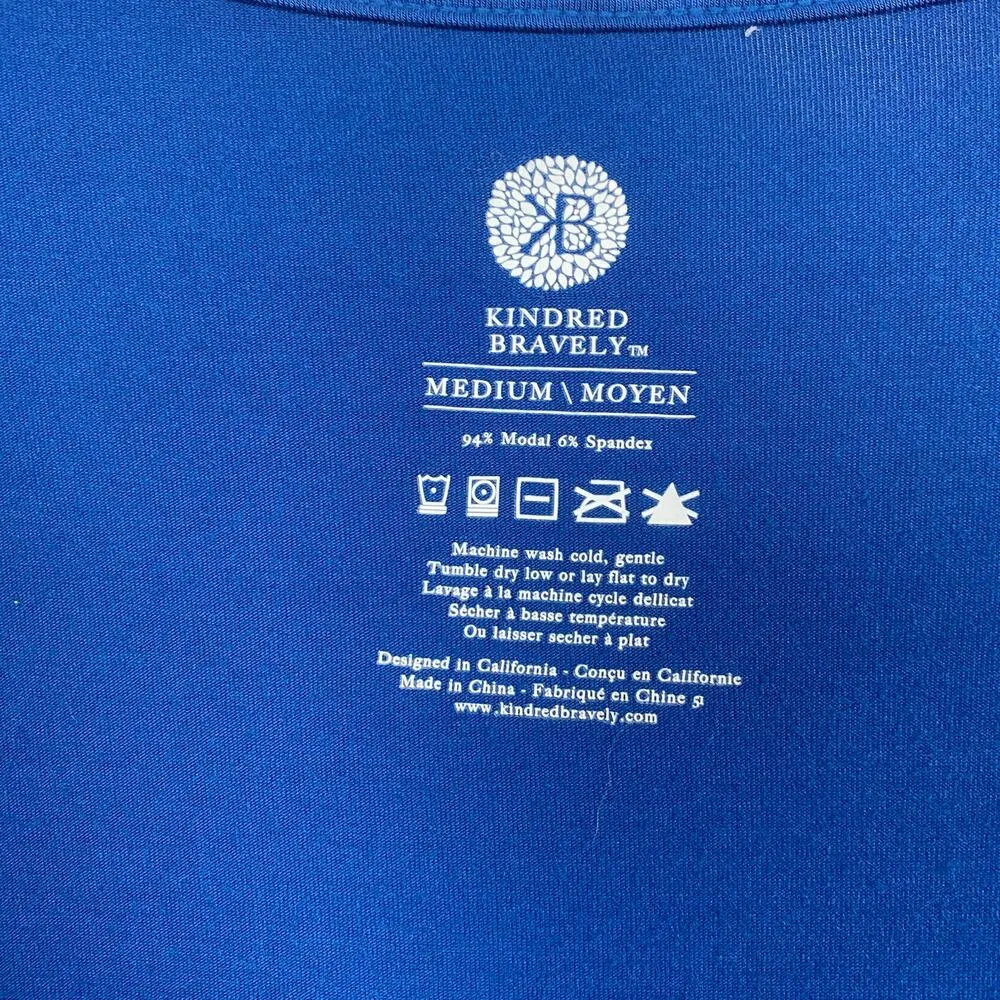 Kindred Bravely Royal Blue The Angelina Nursing Friendly Short Sleeve Dress Sz.M Size undefined - Image 6