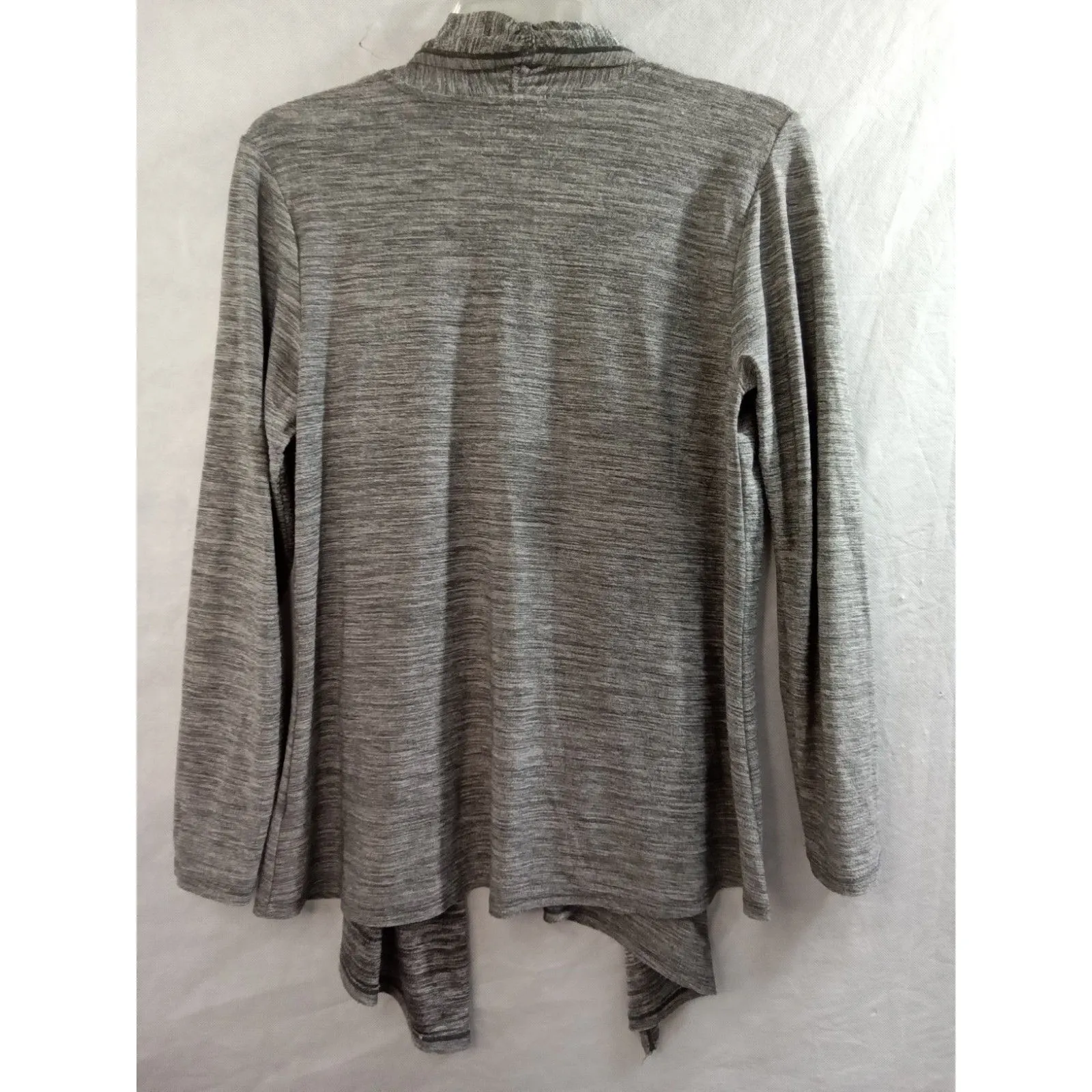 Coldwater Creek Grey Black S(6-8) Cardigan Open Front‎ - Image 6