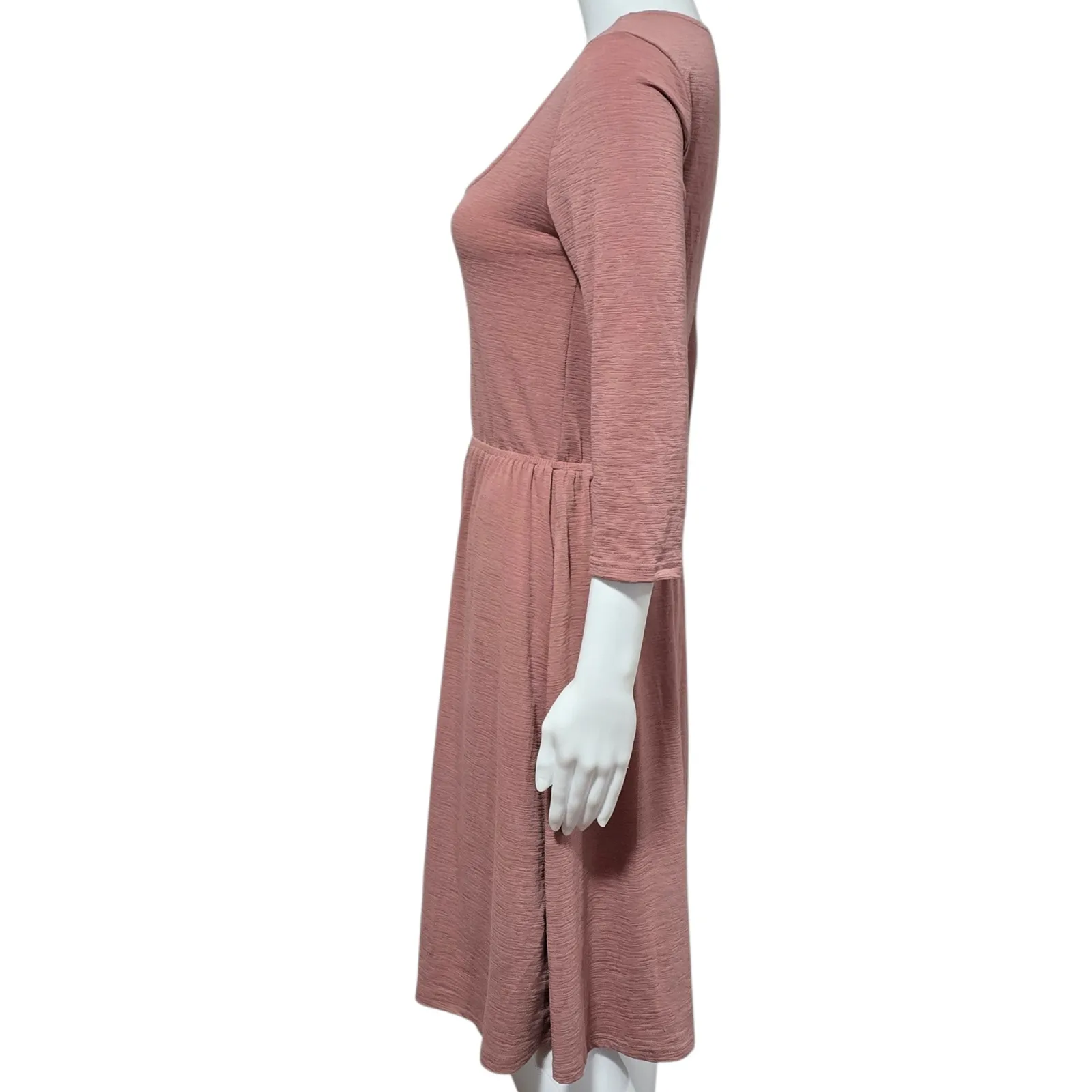 Anthropologie ANAMA Mauve Daydreamee Aline Dress Size S Minimalist Feminine - Image 4