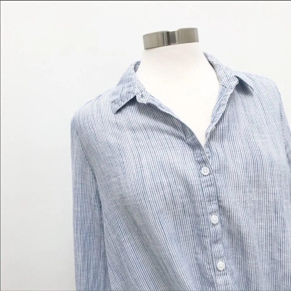 ✨Striped Long Sleeve Twist Front Shirt✨ - Image 6