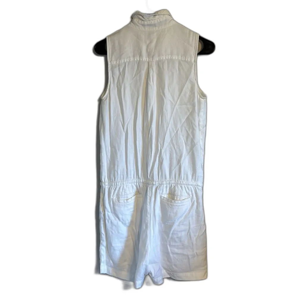Lauren Ralph Lauren ladies White Sleeveless Button - Image 8