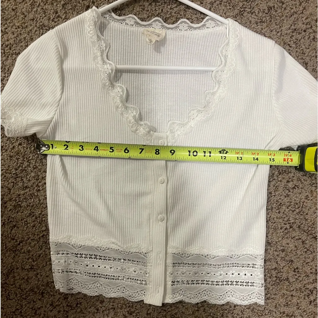 Caution to the Wind Crop Top Large - Image 5