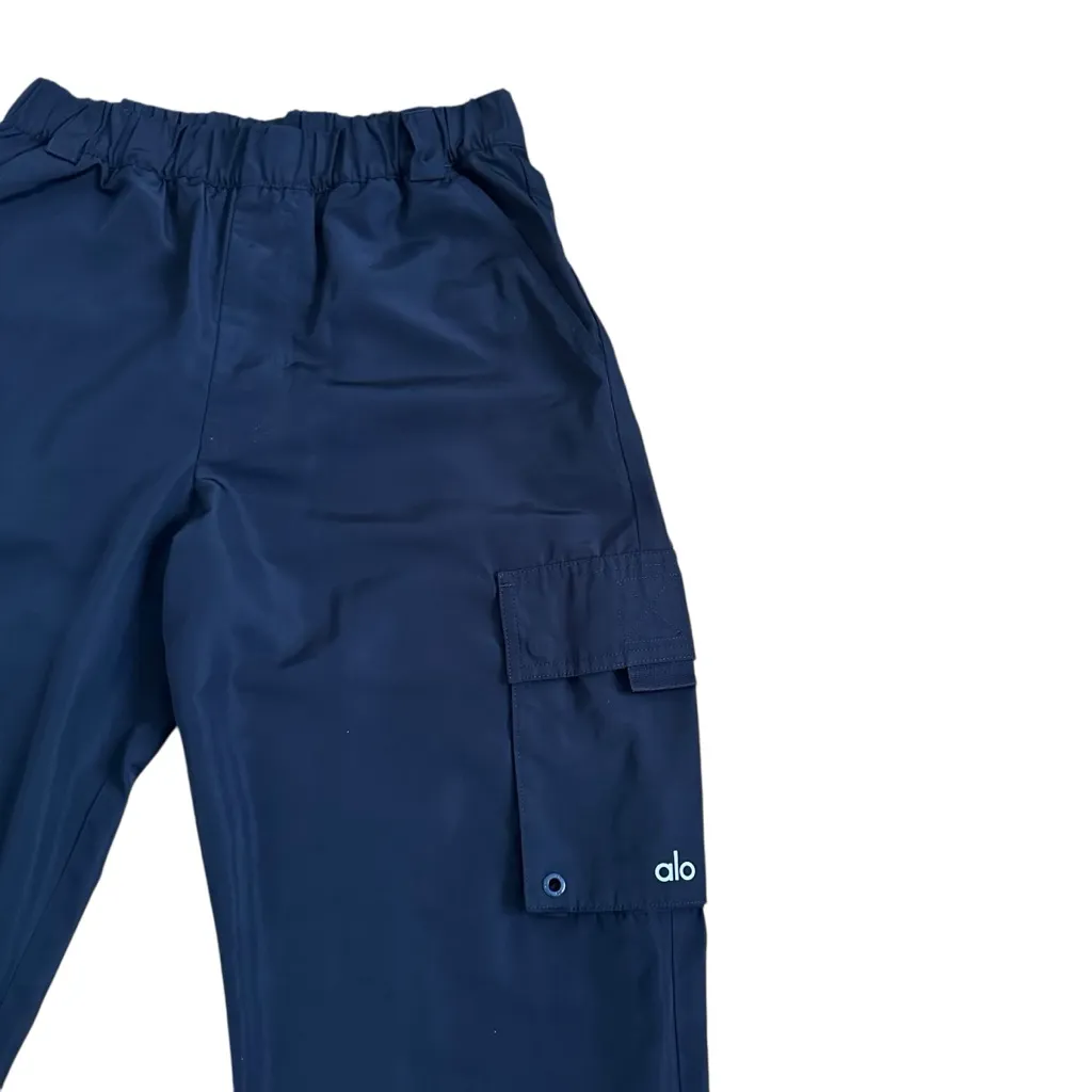 Alo It Girl Cargo Jogger Pants Size XS Black - Image 3