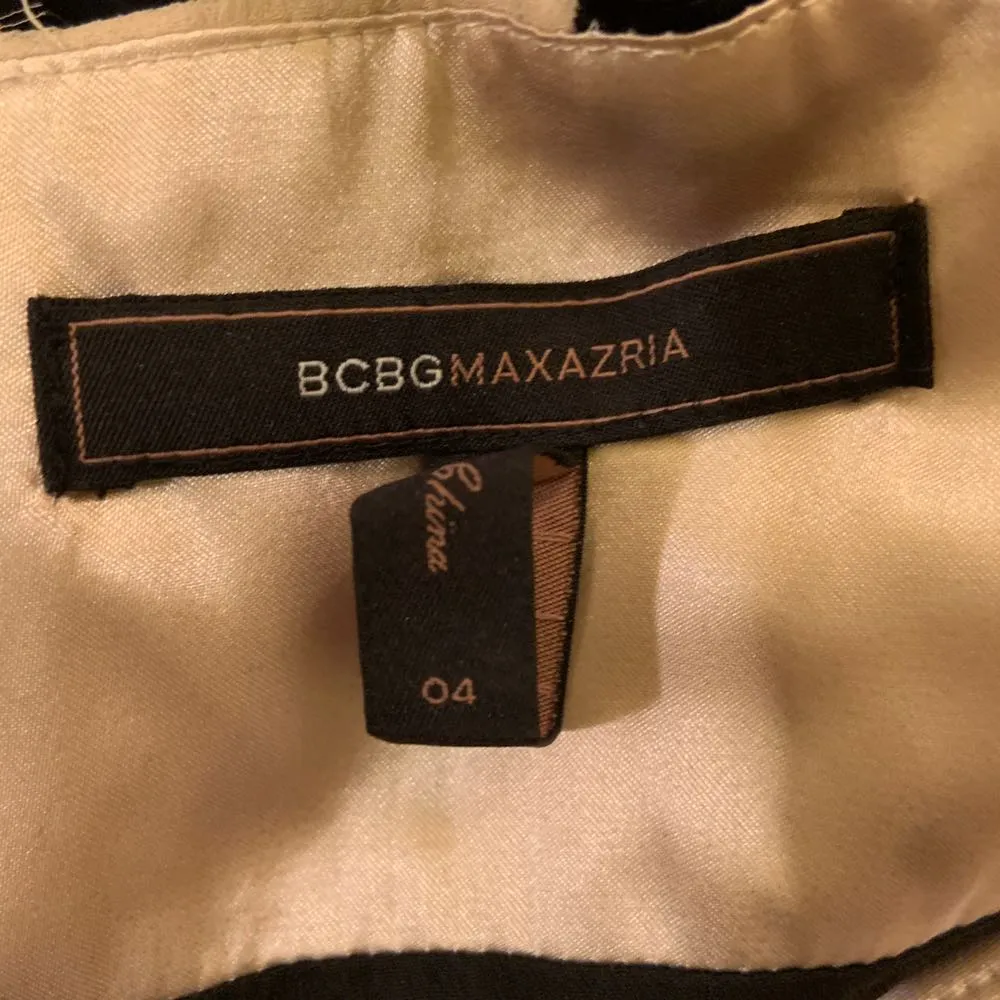 BCBG Maxazria Lace Ruffle Cocktail Prom Dress - Image 8