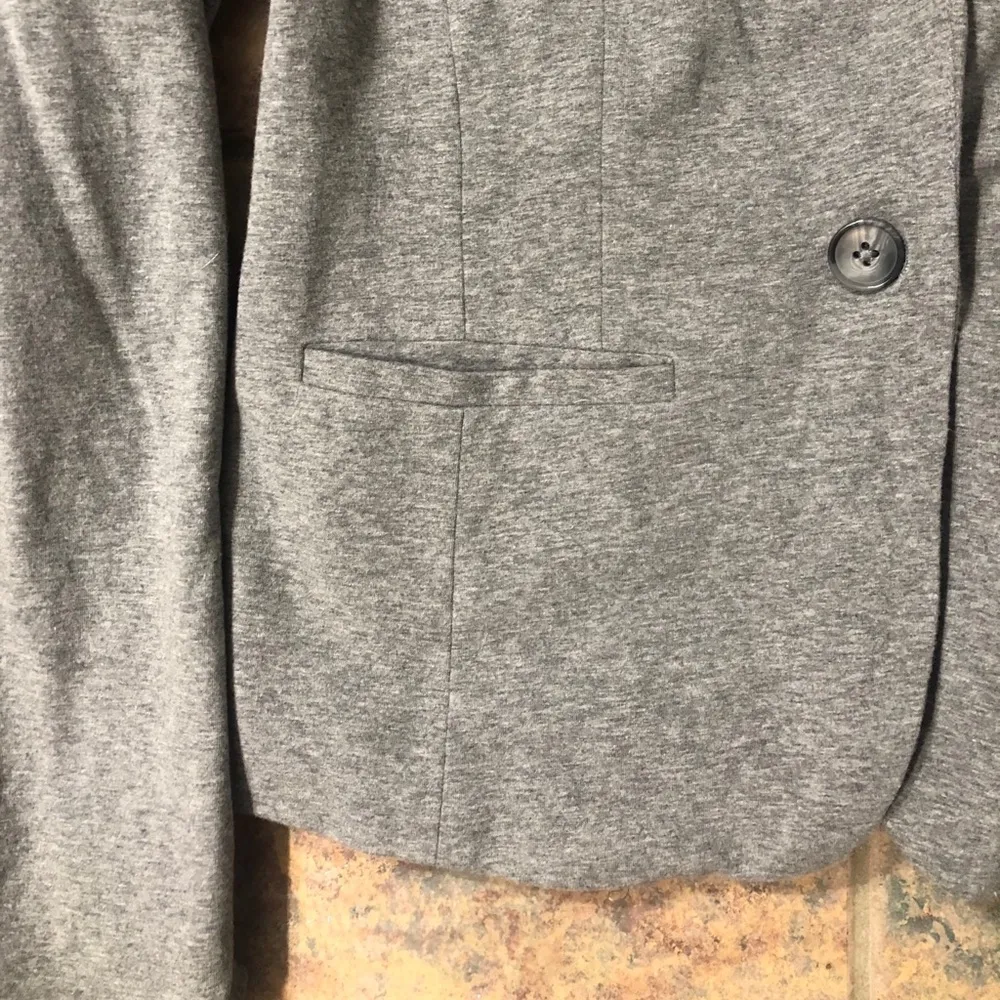 loft | size medium blazer | grey soft casual material - Image 4