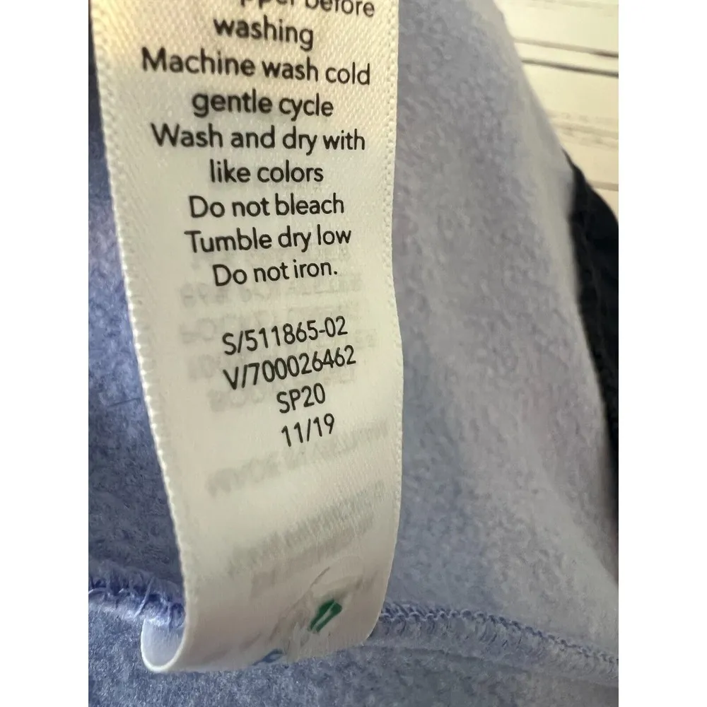 Athleta Zion Hooded Fleece Sweatshirt Pullover Hoodie Jacket size XS Extra Small - Image 7