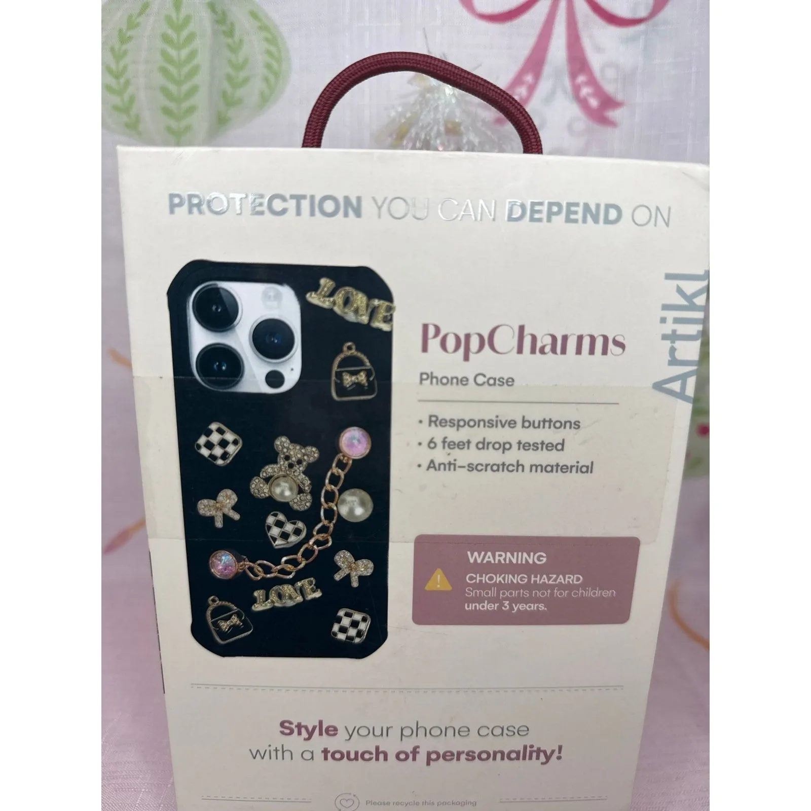 Artik iPhone 15 Pro Max Coquette Pop Charms Phone Case - Image 6