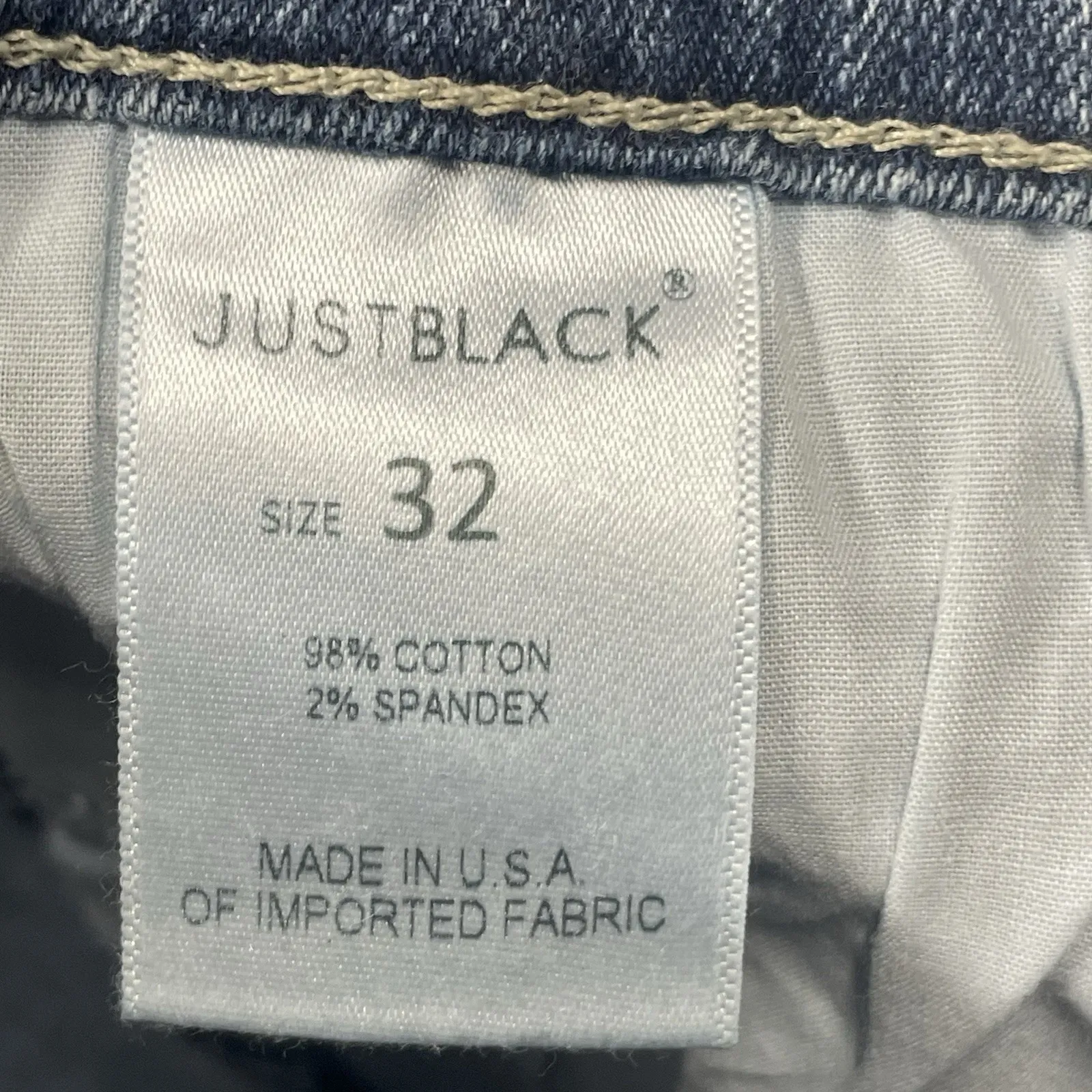 Just Black Womens 32 Jeans Riley Distressed Skinny Crop NWT Light Washed USA - Image 7