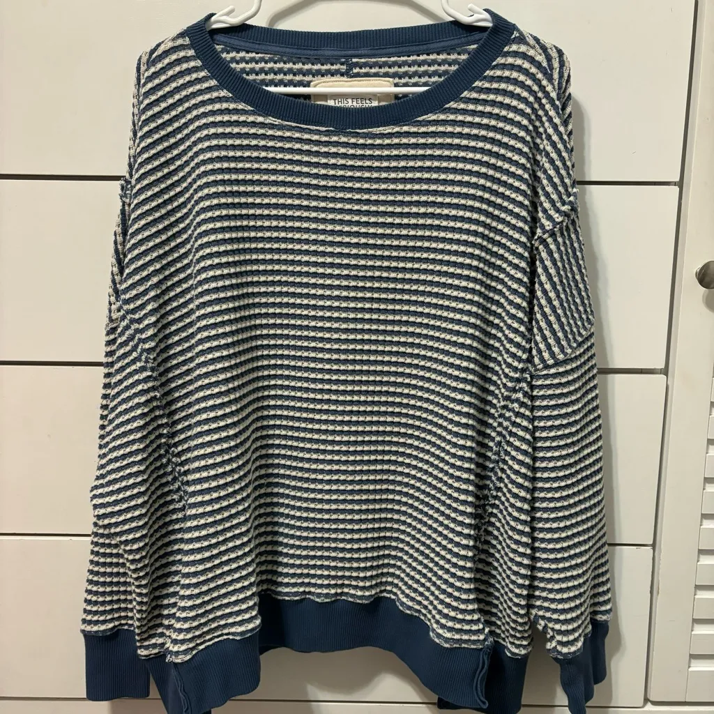 American Eagle AE Big Hug Waffle Sweatshirt - Image 2